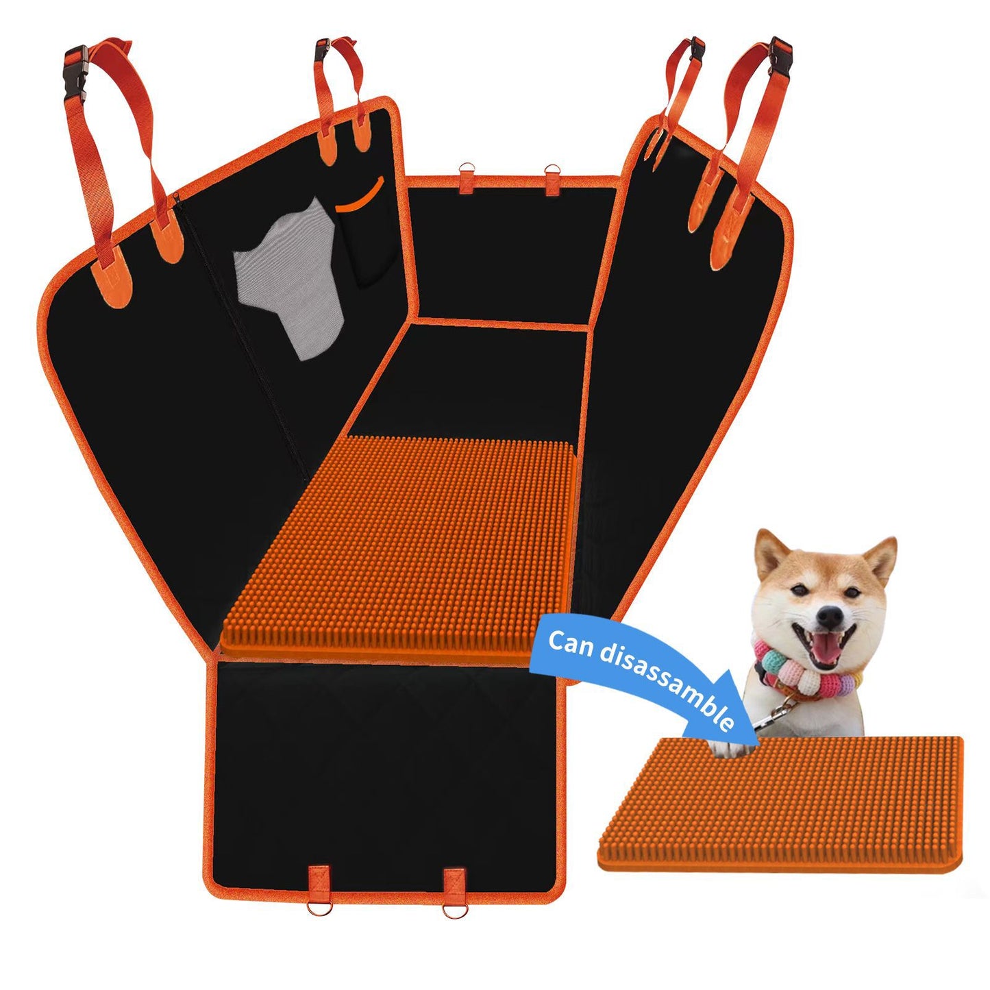 Anti-dirty and waterproof dog mat portable detachable and washable smelling mat dog seat cushion car pet mat